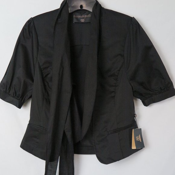 NWT barronduquette Onyx Black Marley Jacket Size M MSRP $485 - Picture 1 of 6